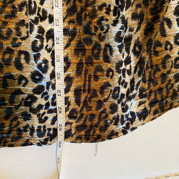 Jazz USA Leopard Print Open Front Long Sleeve Womens 5x Shrug Jacket - Picture 2 of 8